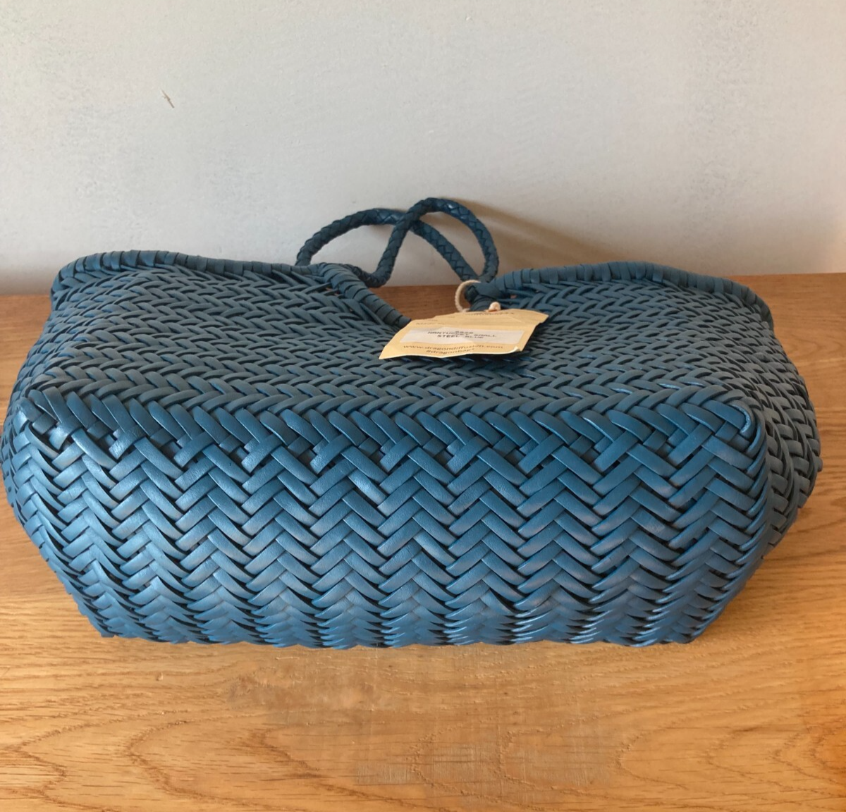DRAGON | NANTUCKET BIG 8822 PASTEL BLUE [正規品/関税込] Dragon Diffusion 8822 NANTUCKET BIG Tote Bag, white, One