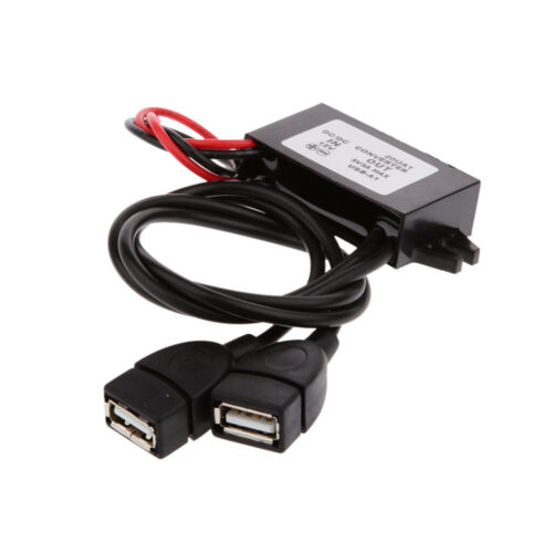 Dual USB Car Converter Module 12V To 5V 3A 15W Adapter - Picture 2 of 5