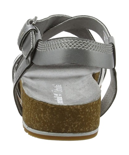 mate para con correa el plata en Waves mujer Timberland Sandalias 040 gris tobillo Malibu 7XnBw