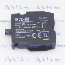 10PC New Eaton A22-EK01 push contact 1NC Free shipping