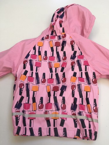 LUPILU RAIN COAT Fleece JACKET pink red 12 to 24 months 2 3 years Water proof - Picture 8 of 9