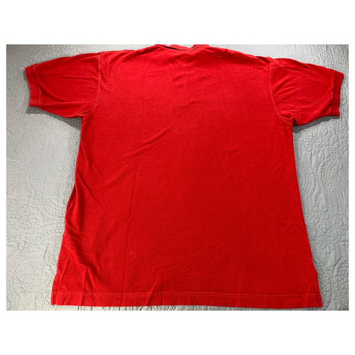 Camisa polo vintage Nike roja para hombre extra grande Swoosh blanca etiqueta años 90 sólida golf - Imagen 5 de 7