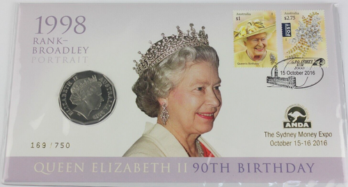 PNC Australia 2016 Queen Elizabeth 90th Birthday Set of 3 ANDA Limited #169/750 - Picture 10 of 13