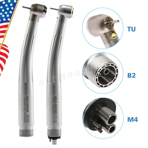 NSK Estilo Dental Fibra Óptica LED Generador Eléctrico Alta Velocidad Pieza de Mano 3 SPRAY2/4 ORIFICIOS - Imagen 4 de 12