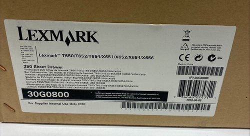 Lexmark T650 T652 T654 X651 Series 250 Sheet Drawer 30G0800 - Picture 2 of 8