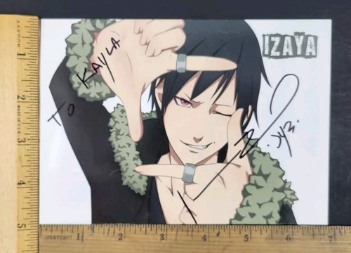 Johnny Yong Bosch Signed Photo Izaya Durarara!! Autograph Anime Cartoon Show - Picture 4 of 5