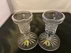 Vintage Waterford Crystal Candlesticks - 4 1/4" - Blarney Pattern