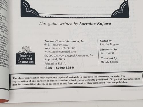 Lot of 5 Teacher Created Resources Literature Unit - A Guide for Using... Books - Picture 9 of 18