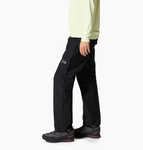 Mountain Hardwear Exposure/2 Pants Women Medium Black Straight Waterproof JDM808 - Picture 4 of 10