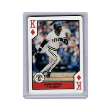 Barry Bonds 1990 The US Playing Card Co #K Pittsburgh Pirates Baseball Card NM