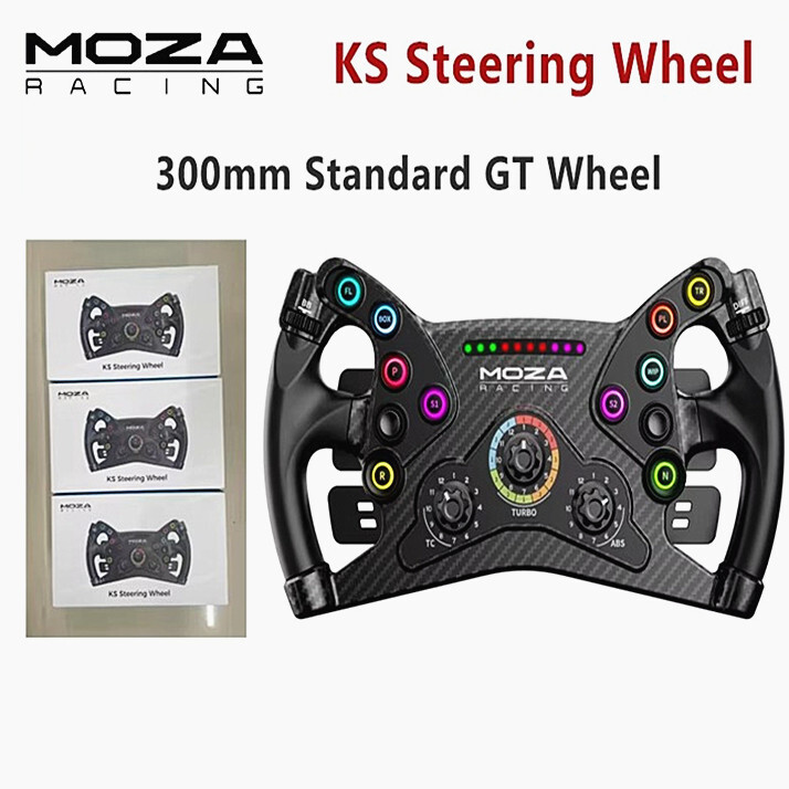 MOZA Racing KS Steering Wheel 300mm Butterfly Style GT