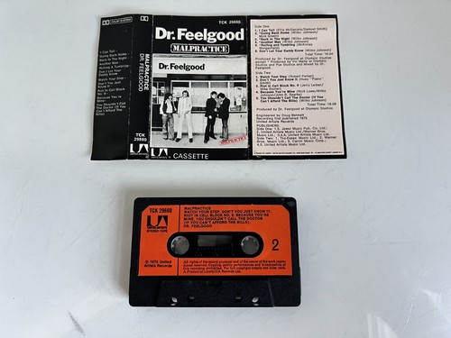 Dr Feelgood Malpractice 1975 Cassette Tape Album TCK 29880 - Picture 10 of 14