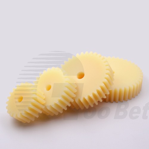 Plastic Spur Gear Module 2 Pinion 12 - 50 Tooth Motor Gear Flat Nylon Gear Beige - Picture 5 of 8