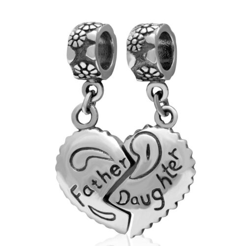 COLGANTE DE PLATA ESTERLINA 925 CUENTAS SE ADAPTA A PULSERA CON ENCANTO EUROPEO NIÑO NIÑA - Imagen 11 de 13