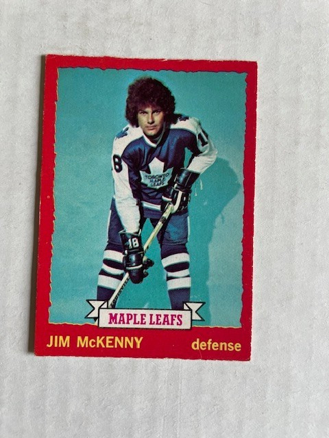 1973-74 O-Pee-Chee Set Break OPC #39 Jim McKenny - Toronto Maple Leafs NRMT