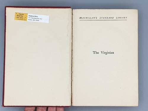 Owen Wister 1902-04 The Virginian A Horseman of the Plains Hardcover Antique Book - Bild 14 von 14