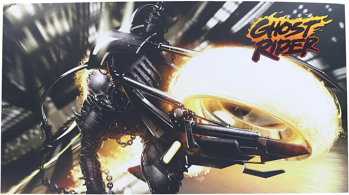 ONE: 12 Marvel Comics Ghost Rider & Hell Cycle Action Figure ONE: 12 Marvel Comics Ghost Rider & Hell Cycle Action Figure