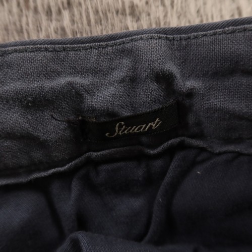 Scotch & Soda Pants Mens 34 Blue Cotton Organic Twill Stuart Slim Chino 34x32 - Picture 4 of 13