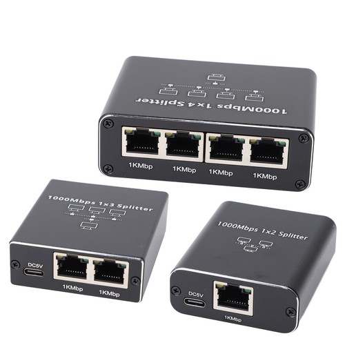 RJ45 Connector Splitter with USB Power Cable 1000Mbps High Speed Gigabit - Afbeelding 9 van 21