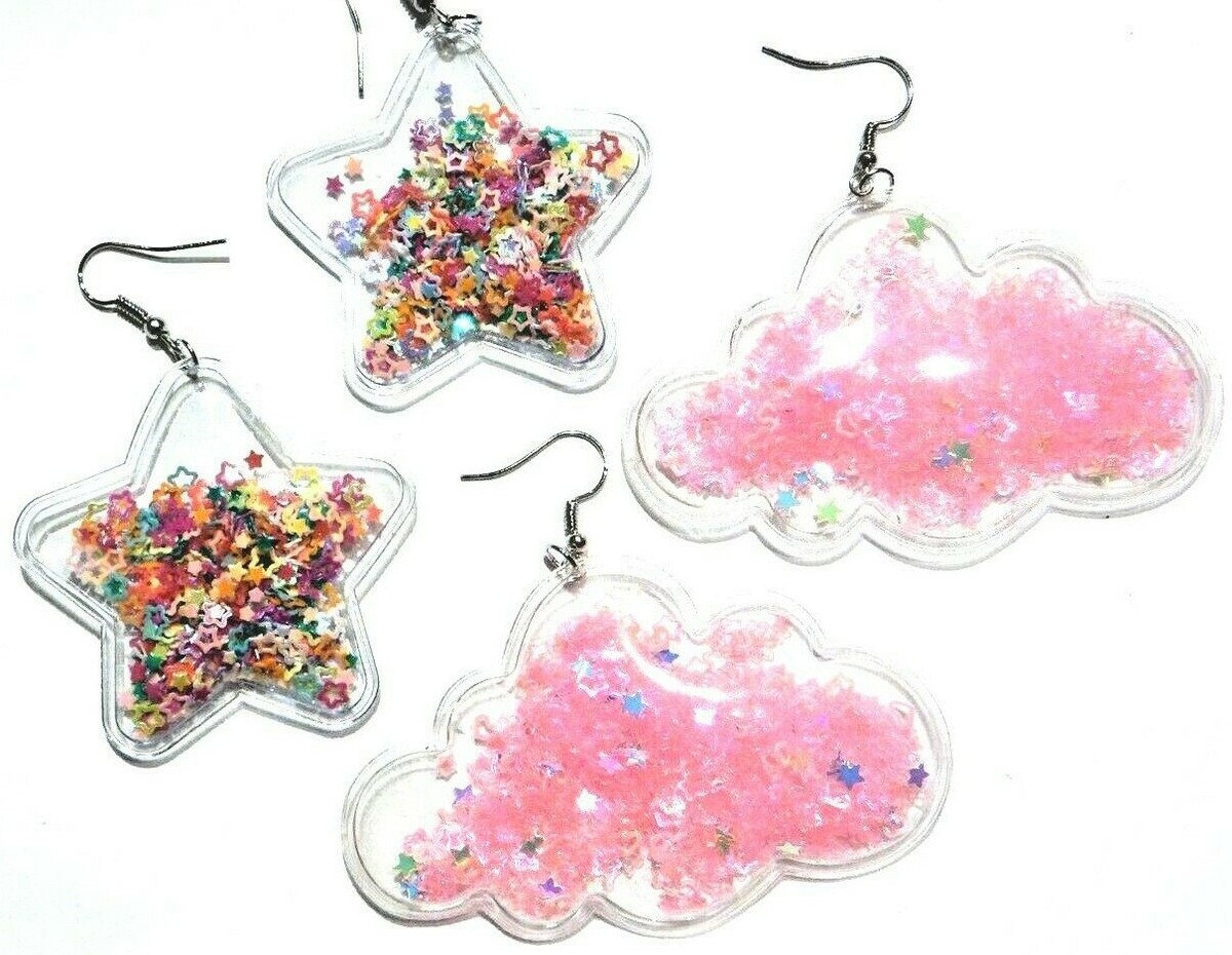 Confetti Heart Earrings Confetti Heart Earrings