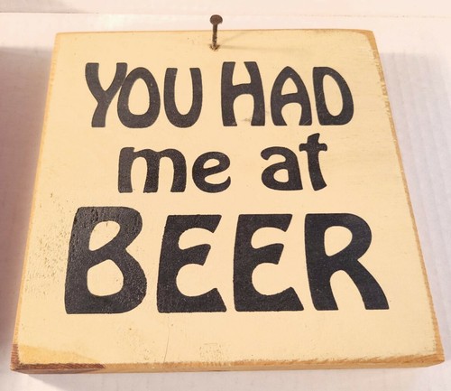 Lot Of 2 Beer Related Inspirational Decorative Wall Signs - Picture 7 of 10