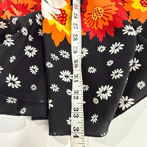 Abito Anthropologie Anna Sui floreale seta fumè prendisole cravatta spalle taglia S - Foto 5 di 8