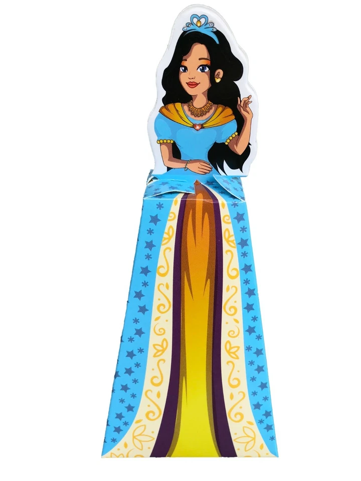 JAYD Products Princess Party Favoritos Cajas (12 unidades) Pequeña Caja de golosinas, Favores de muñecas Foto 2 de 4