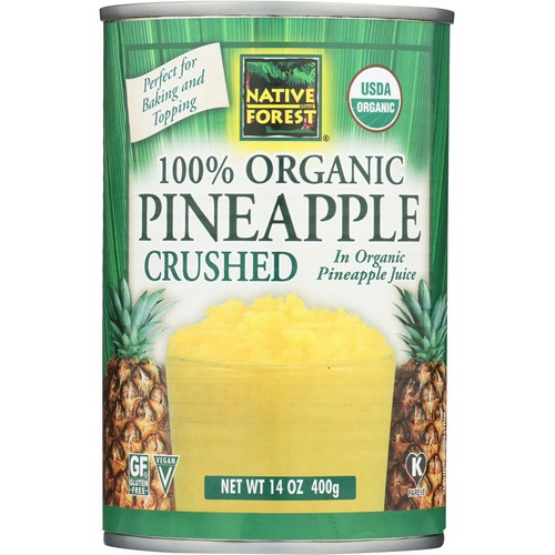 Piña orgánica Native Forest triturada 14 OZ