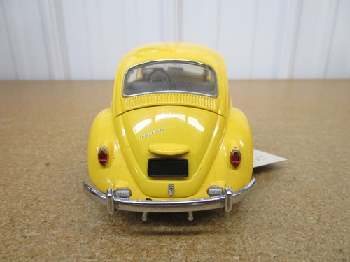 1967 Beetle VW Volkswagen FRANKLIN MINT 1/24 diecast LOOSE Yellow B5 - Picture 7 of 11