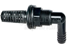 Bulkhead Return Kit Screen 90 Slip Elbow x Hose Barb 1/2, 3/4 1 Inch Lifegard