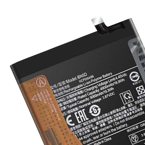 Austausch-Akku für Xiaomi Redmi Note 11 / Note 11S, 5000mAh Zusatzakku – Schwarz - Bild 5 von 5