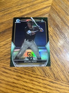 2023 Bowman 1st  Draft Chrome Dillon Head Green Grass Refractor #BDC7  75/99