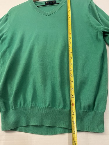 Brooks Brothers Herren Medium Supima Cotton Pullover Sweater Grün Weihnachten - Bild 17 von 17