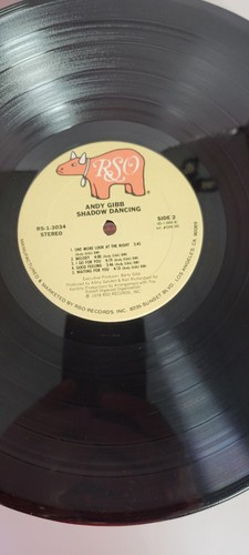 Andy Gibb LP Shadow Dancing with shrink wrap - Picture 8 of 11