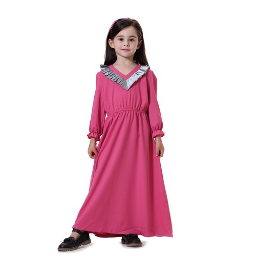 Muslimische Mädchen Abaya Kinder Kaftan islamischer Kaftan Kinder langes Kleid Morgenmantel Kleid arabisch - Bild 157 von 319