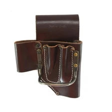 Style n Craft 98460-4 Pkt Pliers, Hammer, Pencil Holder - Tan Full Grain Leather