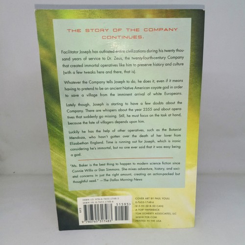 Sky Coyote Kage Baker-A Company Novel-2007-Soft Cover-Tor Pub.-1st Trade/1st - Picture 4 of 10