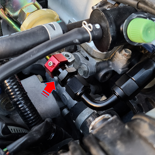 6AN to 5/16 Push On Fitting For Hardline - SAE Quick Connect EFI Adapter AN6 - Picture 5 of 6