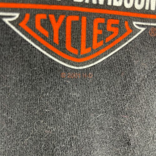 Vtg Harley Davidson T-Shirt Men's 2XL Black Dudley Perkins Co San Francisco CA - Picture 6 of 12
