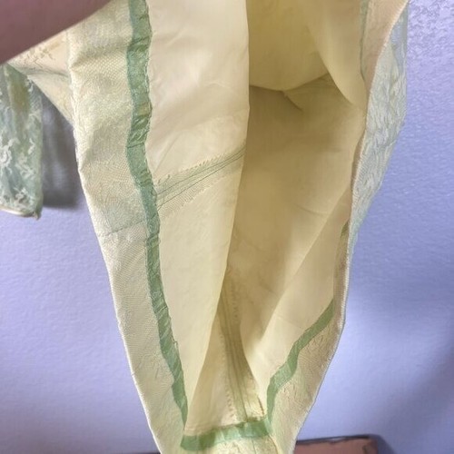 Vintage Minikleid 60er Jahre hell Frühling mintgrün Langarm Spitze NEU Gr. 13 - Bild 3 von 12