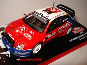 CITROEN XSARA WRC RALLY MCARLO LOEB-ELENA SCALA 1\43