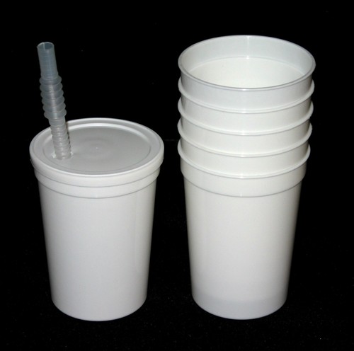 12 Small 12 Oz Drinking Glasses Lids Straws Choice 10 Colors Mfg USA Lead Free* - Picture 20 of 22