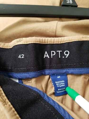 Apt.9 smart temp HEIQ mens everyday short NWT size 42, cooling, wicking quickdry - Picture 10 of 10
