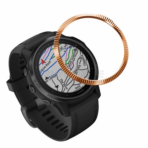 For Garmin Fenix 6 6X 6S Pro Stainless Steel Watch Bezel Ring Anti-Scratch Cover - Picture 83 of 148