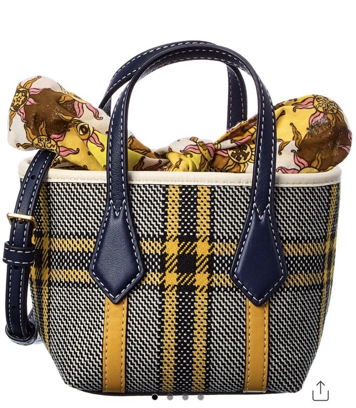 Tory Burch Ella Printed Leather Tote Bag