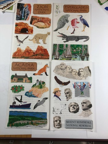 29 adesivi viaggio Mrs Grossmans vacanze USA Europa parchi nazionali città Meyer - Foto 4 di 9