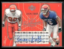 2003 Pros & Prospects /2000 Johnnie Morton Kareem Kelly RC Auto #134