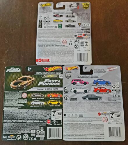 Hot Wheels Fast & Furious Modern Classics Slide Street 2 Nissan Silvia S14 (3x) - Imagen 2 de 2