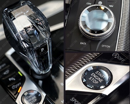 Perno de cambio de engranaje de cristal 3 piezas logotipo X de repuesto para BMW X1 X2 X3 X4 X5 X6 X7 - Imagen 7 de 10
