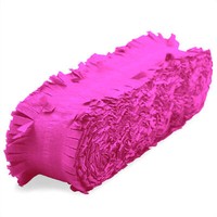 24M Pinke Krepp-Girlande / Karneval MäDchen Geburtstags Baby Geburt Party Deko